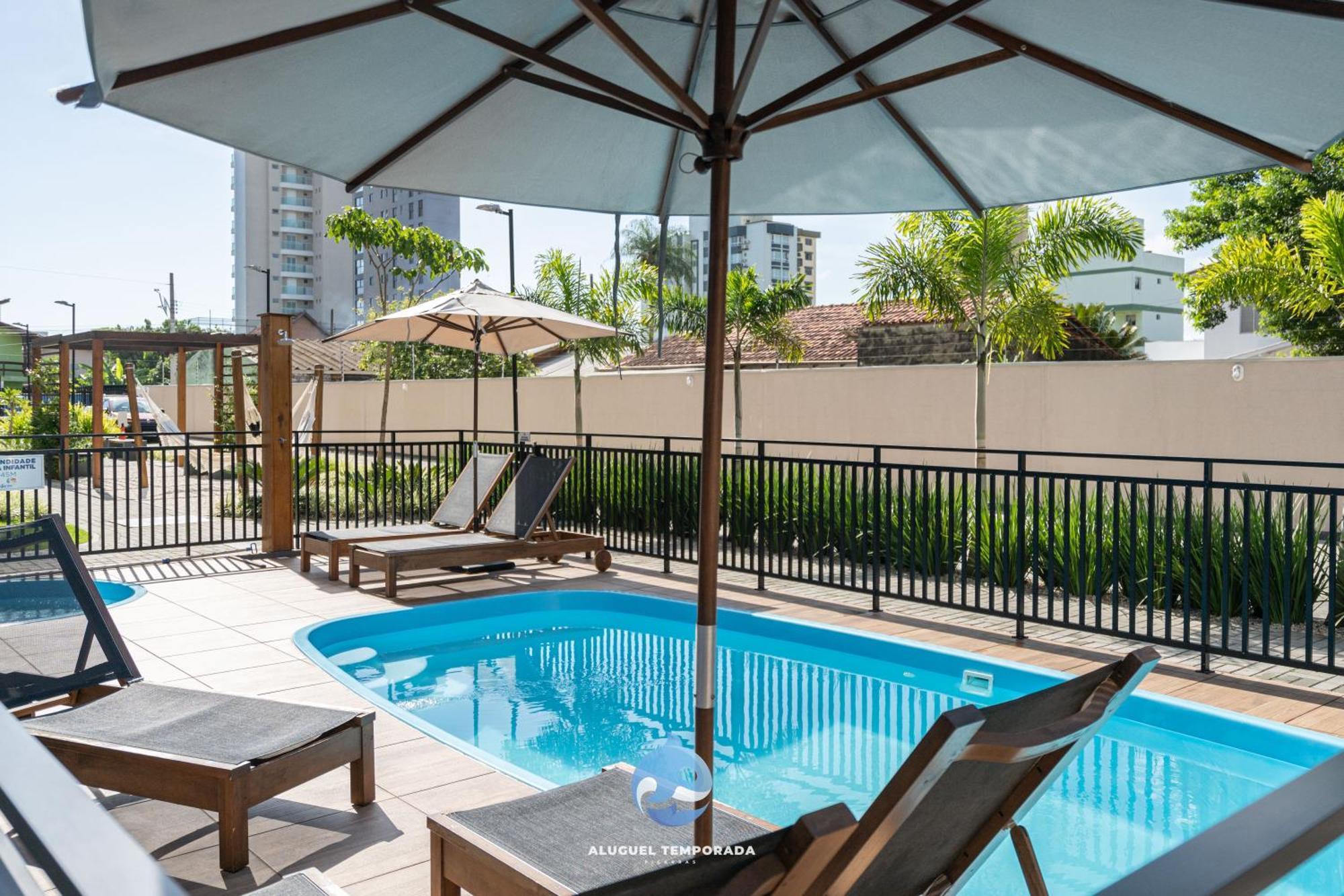 Apartment A150 M Da Com Sacada, Wi-fi, Piscina, Portaria 24h, Playground E Vaga De Garagem *