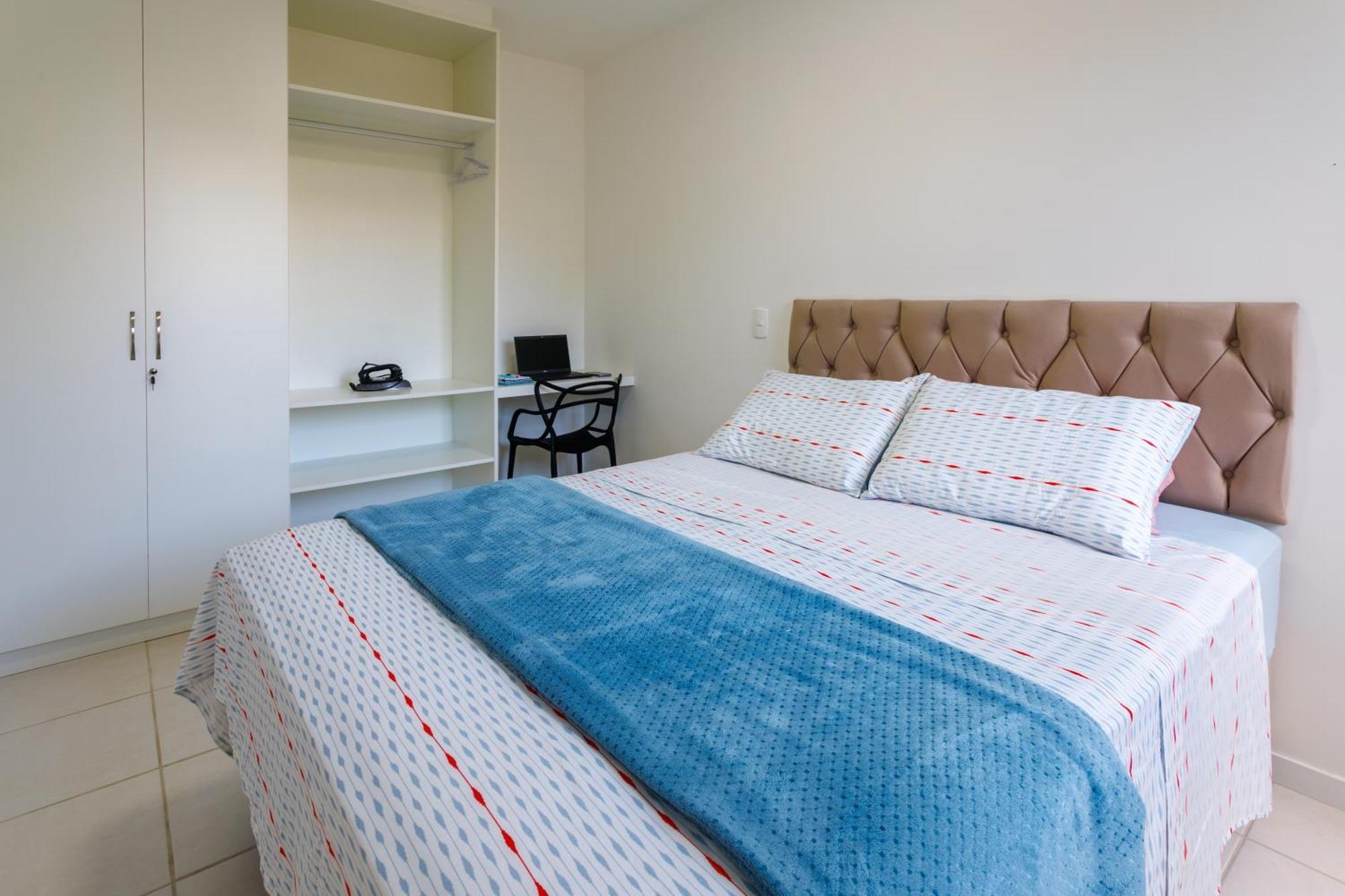 A150 M Da Com Sacada, Wi-fi, Piscina, Portaria 24h, Playground E Vaga De Garagem Apartment *